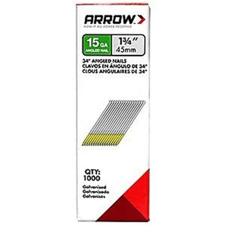 ARROW FASTENER Arrow Fastener 7021835 15G45-1K 15 gauge Angle Finishing Nail; 1.75 in. 79055150459